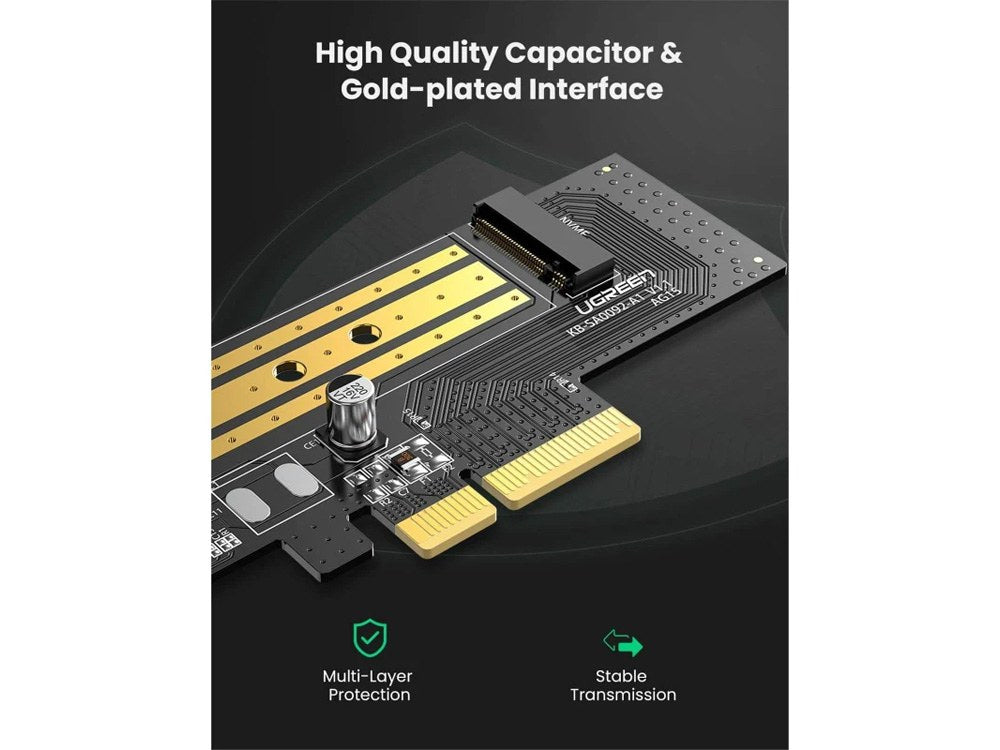 UGREEN CM302 70503 M.2 NVMe to PCI-E 3.0 x4 Express Card Adapter