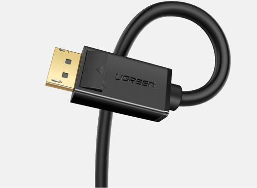 UGREEN DP102 10245 DisplayPort to DisplayPort Cable 4K 60Hz Gold-Plated 4.9 ft Black