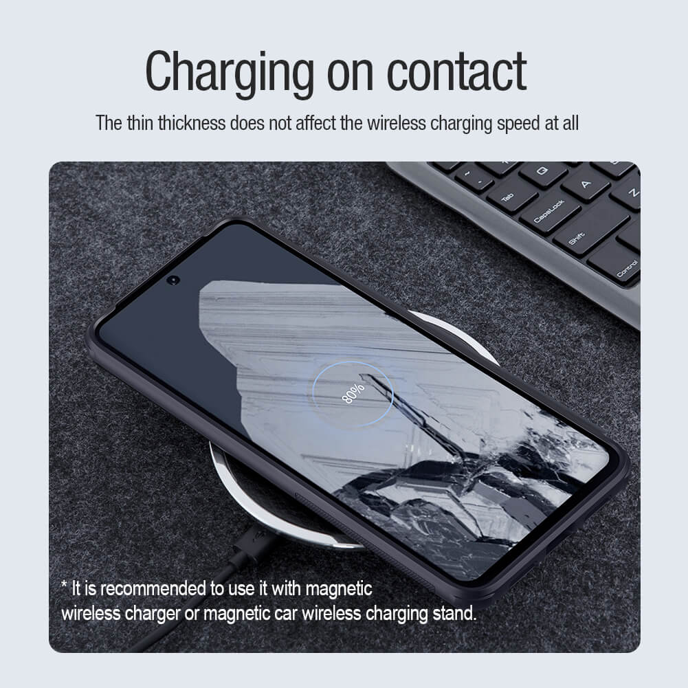 Nillkin Super Frosted Shield Pro Magnetic Case for Google Pixel 8 Pro Black