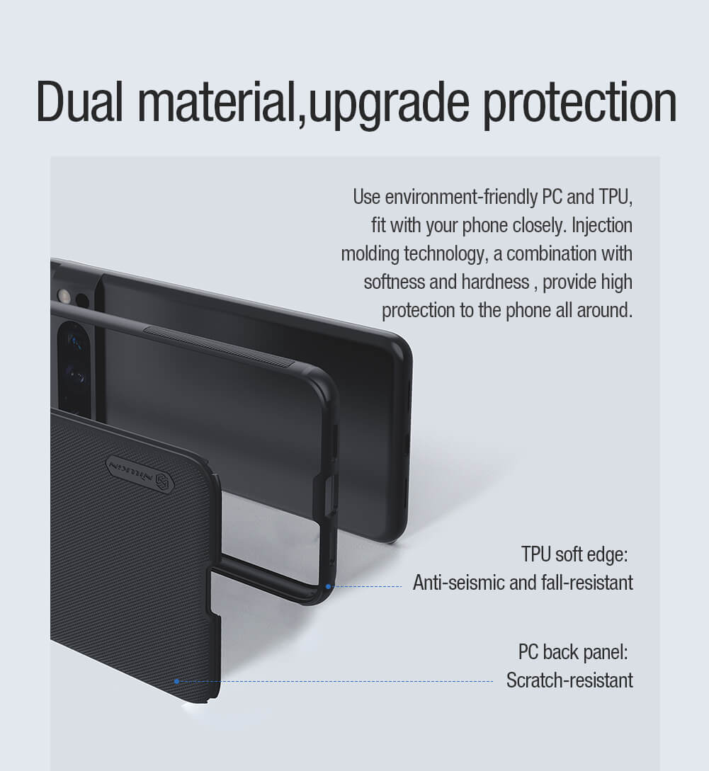 Nillkin Super Frosted Shield Pro Magnetic Case for Google Pixel 8 Pro Black
