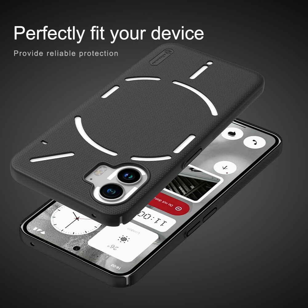 Super Frosted Shield Pro Case for Nothing Phone 2 Black