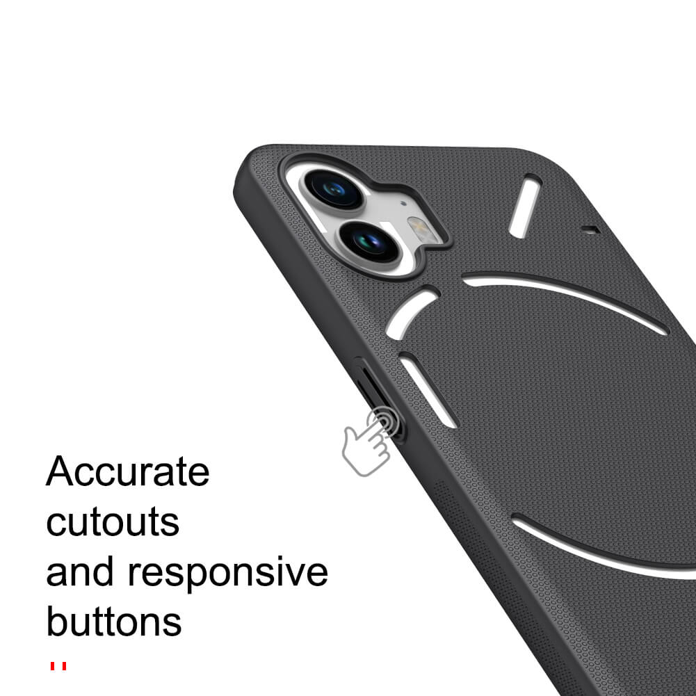 Super Frosted Shield Pro Case for Nothing Phone 2 Black