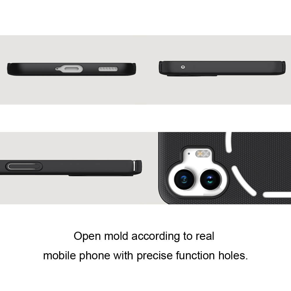 Super Frosted Shield Pro Case for Nothing Phone 2 Black