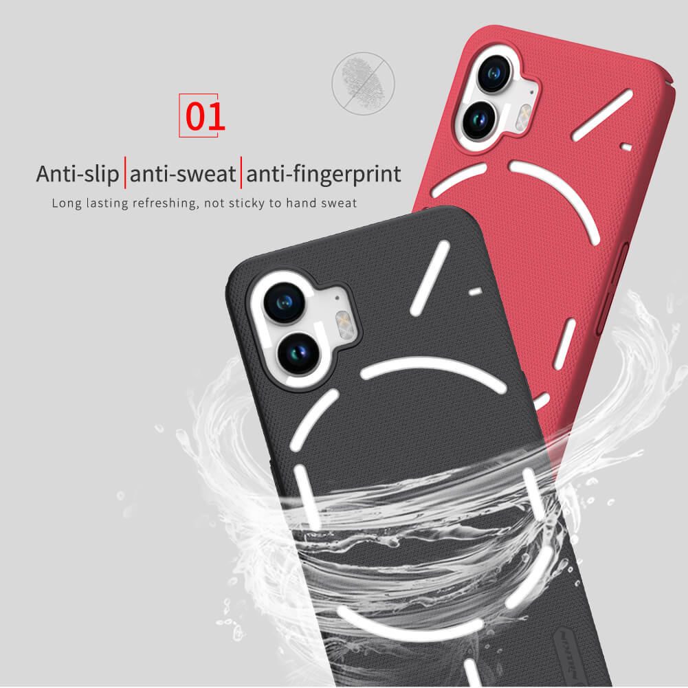 Super Frosted Shield Pro Case for Nothing Phone 2 Black