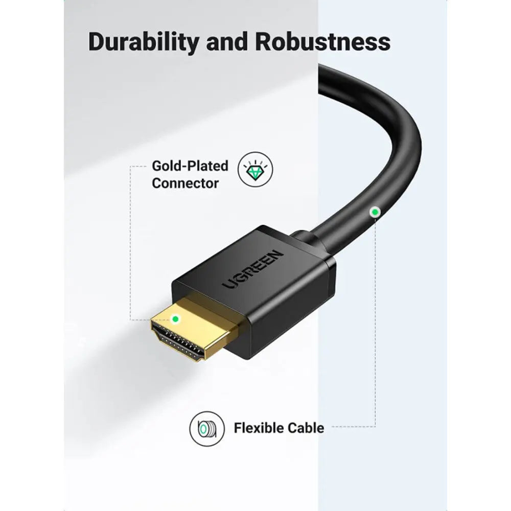 UGREEN 10135 HDMI to DVI Bi-Directional DVI-D 24+1 1080P Full HD Cable 6.6 ft