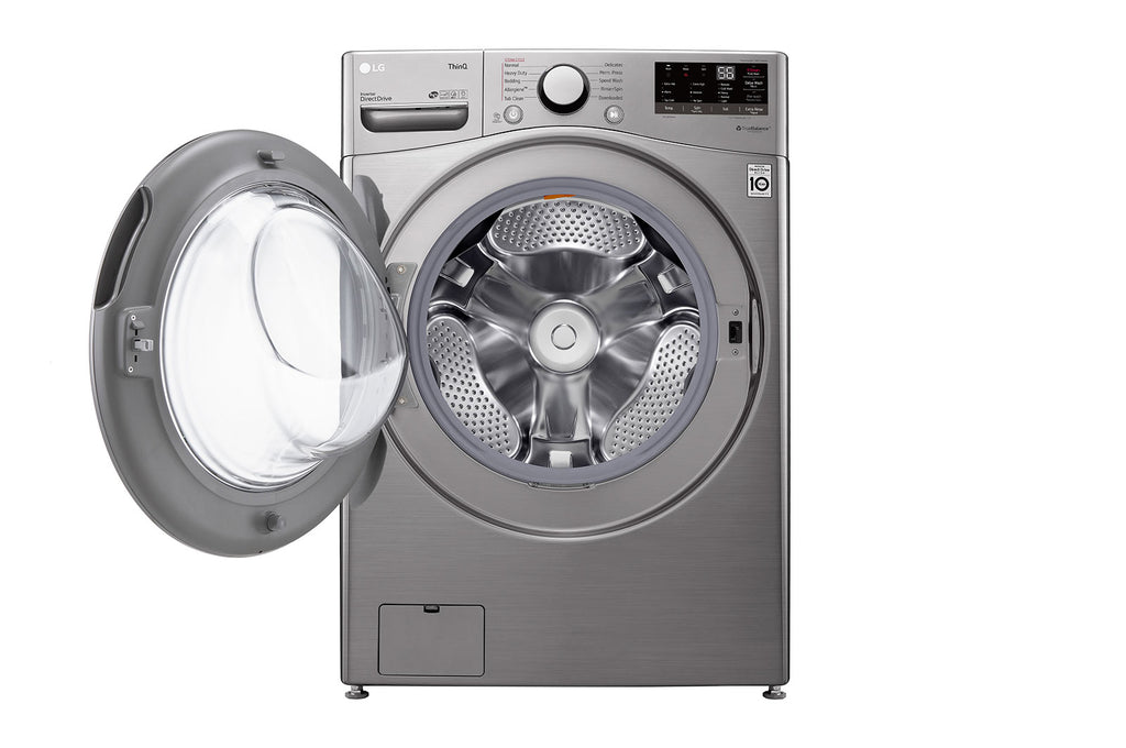 LG F3L2CRV2T 44.1 lb / 26.5 lb Front Load Washer Dryer Silver