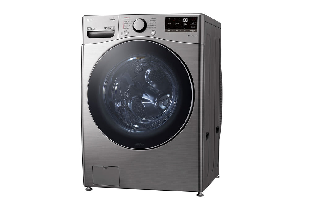 LG F3L2CRV2T 44.1 lb / 26.5 lb Front Load Washer Dryer Silver