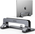 UGREEN Vertical Laptop Stand – Space-Saving Aluminum Desktop Holder for MacBook & Laptops, Adjustable Dock for Closed Laptop Storage