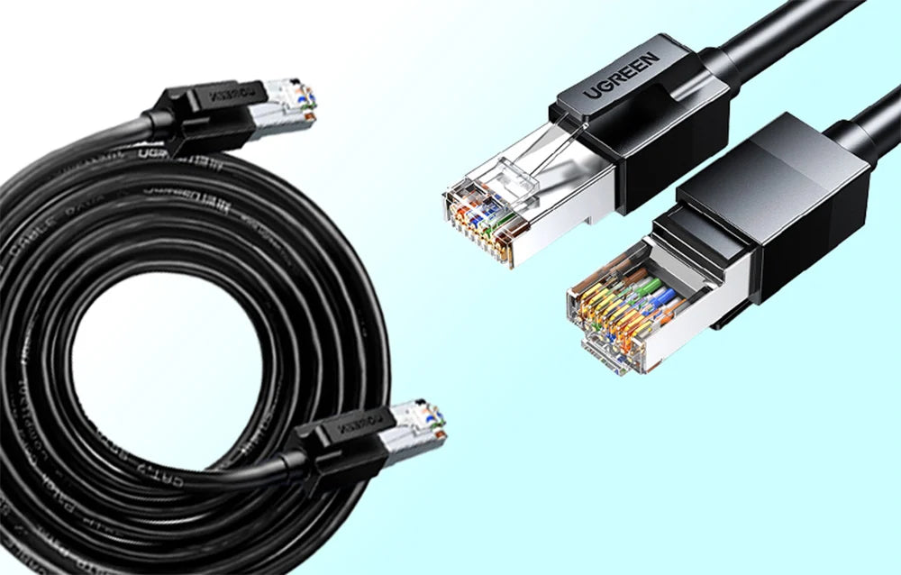 UGREEN NW316 55173 Cat6 F/UTP Ethernet Cable 10 ft Black