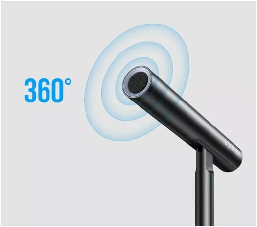 UGREEN CM379 10934 Desktop Omni-Directional Noise-Canceling USB Microphone Black