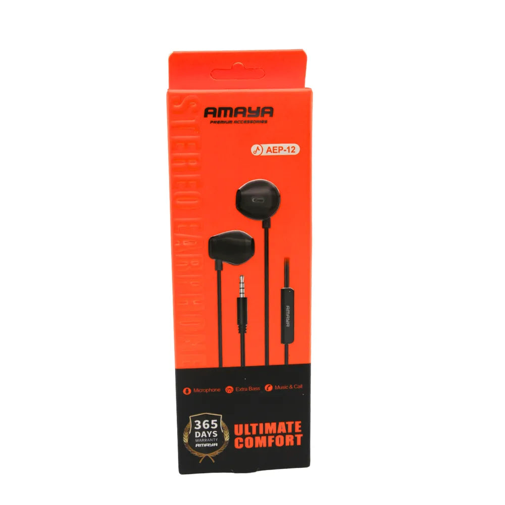 In-Ear 3.5mm Wired Metal Headphones with Microphone