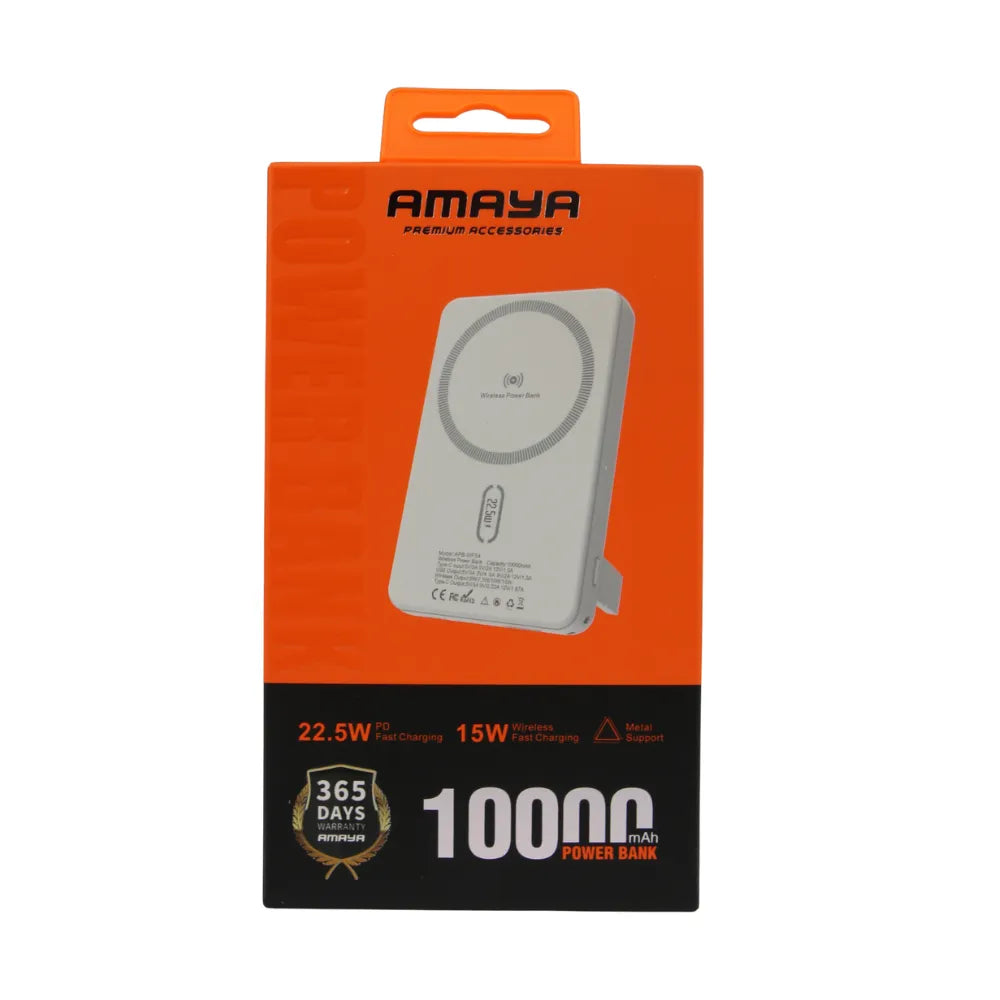 APB-WF54 10000mAh 20W Power Bank White