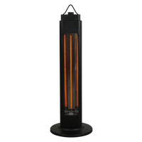SCL SCL-G12Y 1200W Free Standing Heater Black