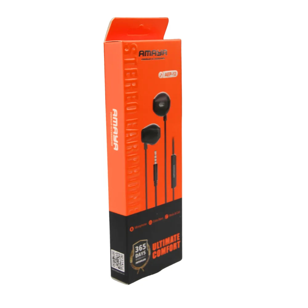 In-Ear 3.5mm Wired Metal Headphones with Microphone