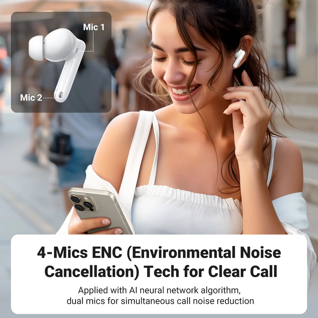 UGREEN HiTune T3 Pro Active Noise-Cancelling Wireless Earbuds