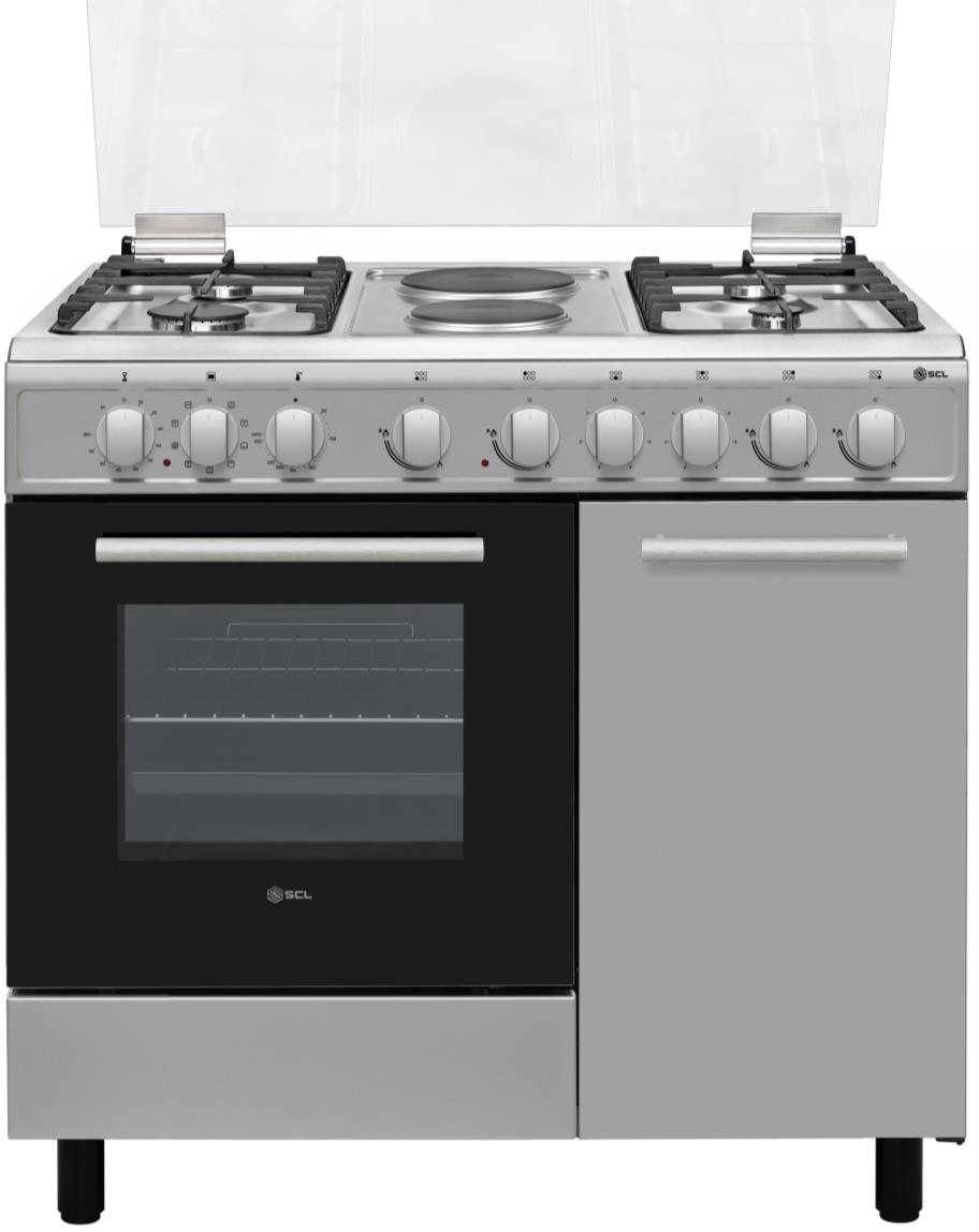 SCL SCL-FC9642BSI 35.4" x 23.6" Free-Standing Cooker