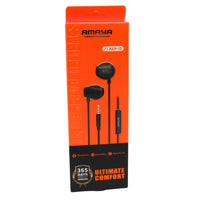 In-Ear 3.5mm Wired Metal Headphones with Microphone