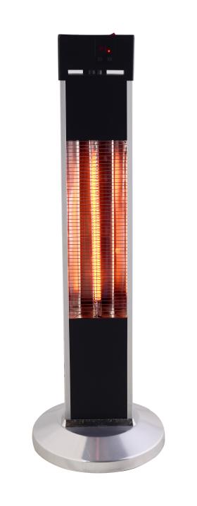 SCL SCL-PD20R 2000W Free Standing Heater Black/Silver