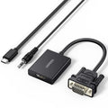 UGREEN CM513 50945 VGA Male to HDMI Female Converter 1080P 60Hz with USB-C Power and 3.5mm Audio