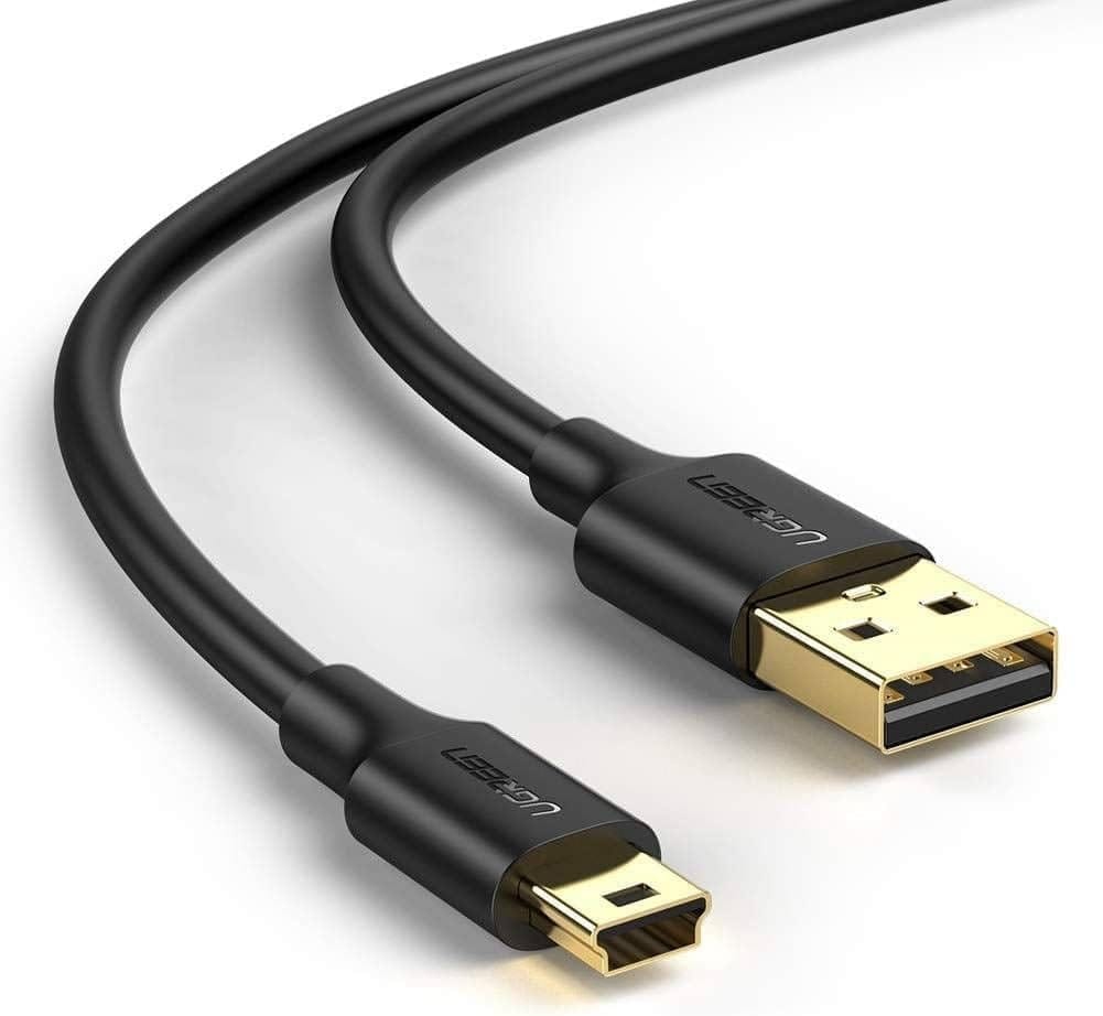 UGREEN 10353 USB-A to Mini-USB Cable 0.8 ft Black