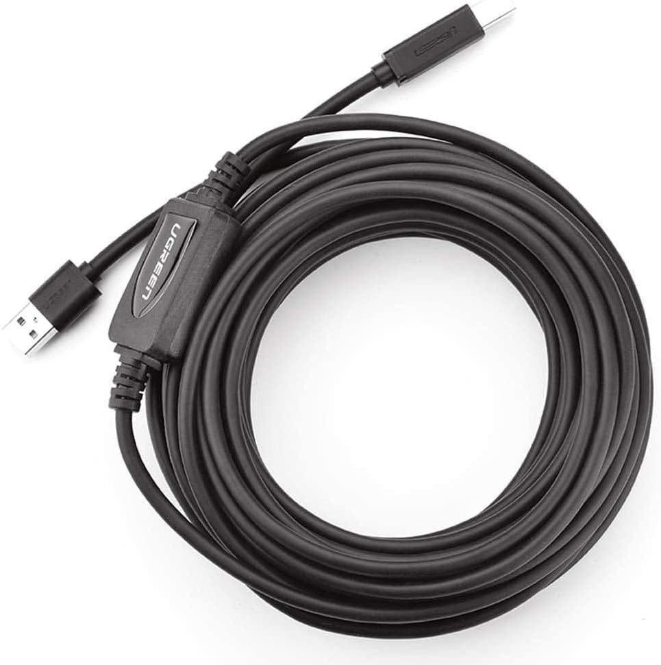UGREEN 10362 Active USB 2.0 A Male to B Male Printer Cable 49.2 ft Black