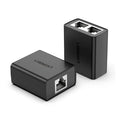 UGREEN CM210 50923 RJ45 Splitter 1 to 2 Ethernet Adapter ABS Case Pack of 2