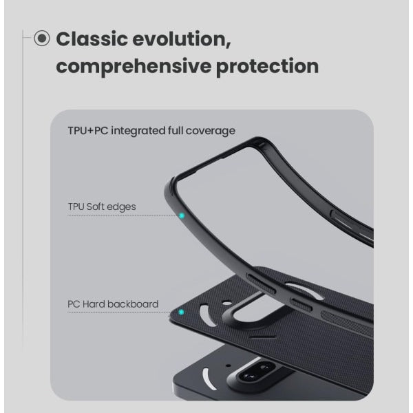 Nillkin Super Frosted Shield Pro Magnetic Case for Nothing Phone 3A Black