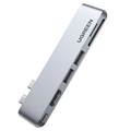 UGREEN CM380 80856 6-in-2 USB-C Hub HDMI USB 3.0 SD TF Card Reader Adapter
