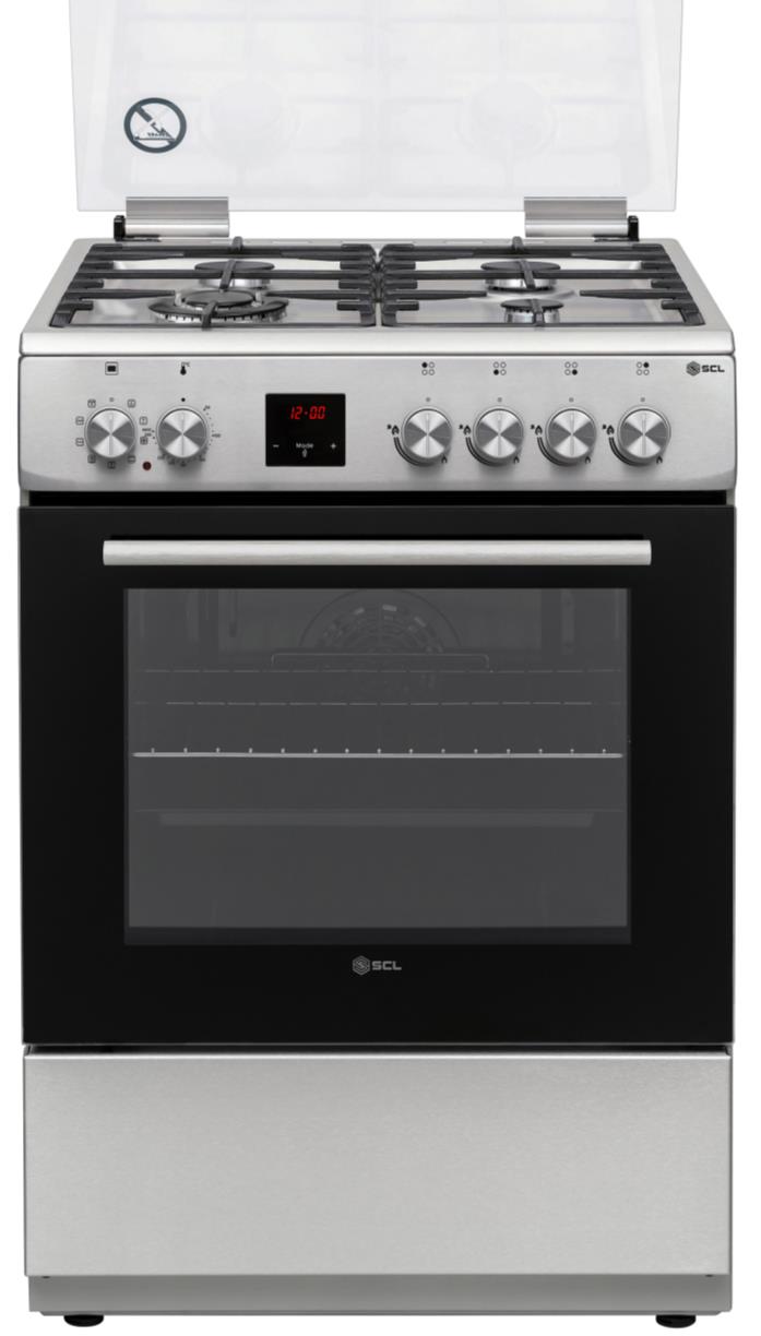 SCL SCL-FC664SI 23.6" x 23.6" Free-Standing Cooker