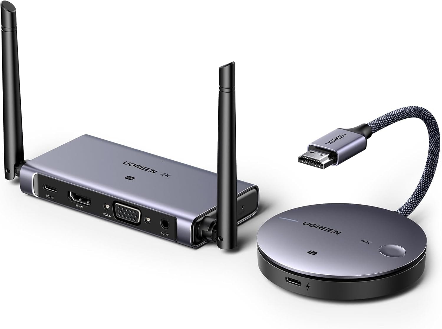 UGREEN CM586 90909 4K Wireless HDMI Transmitter and Receiver 164 ft Range