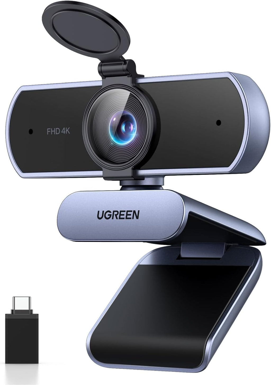 UGREEN CM831 65381 4K Webcam with Microphone and Privacy Cover