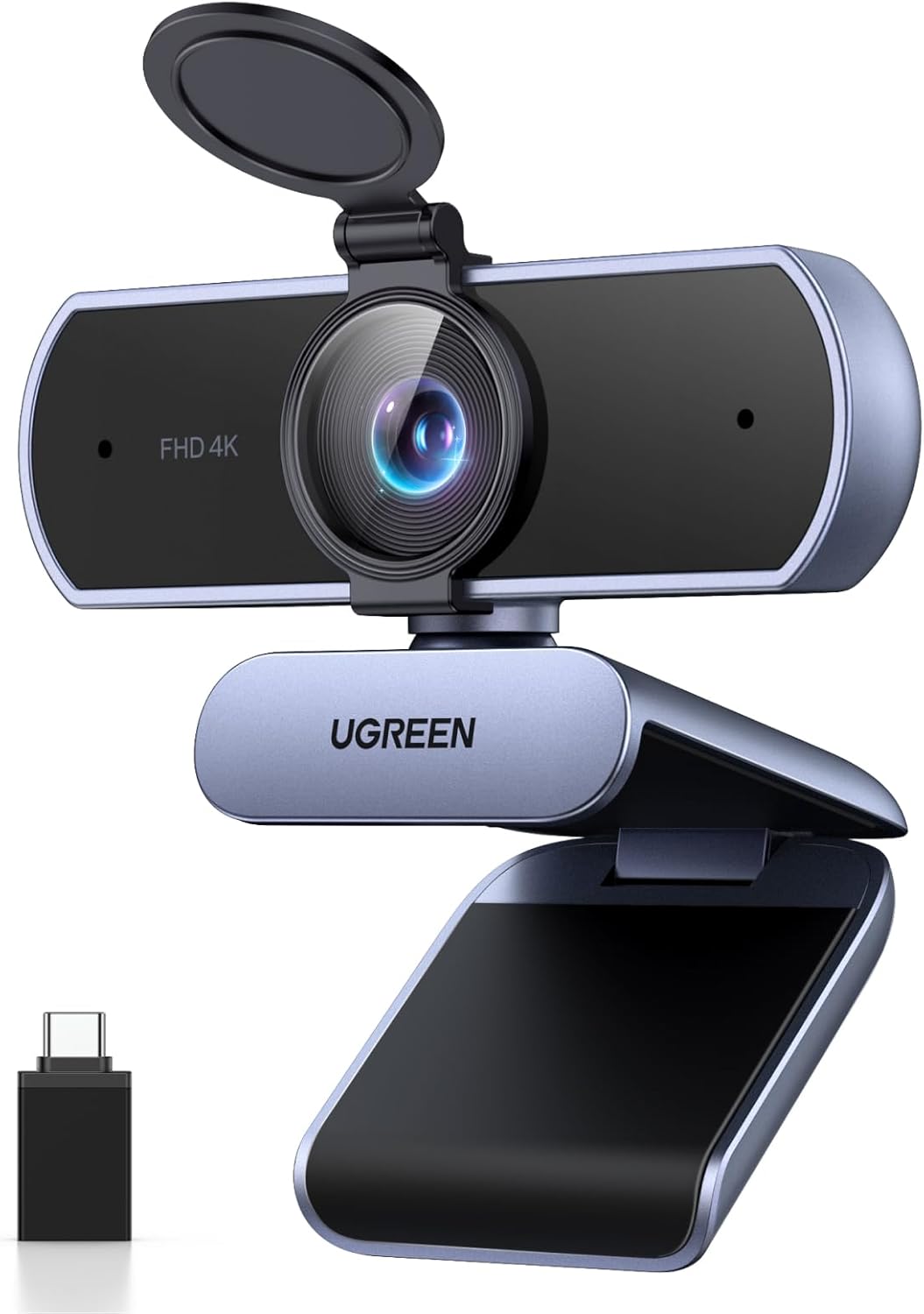 UGREEN CM831 65381 4K Webcam with Microphone and Privacy Cover
