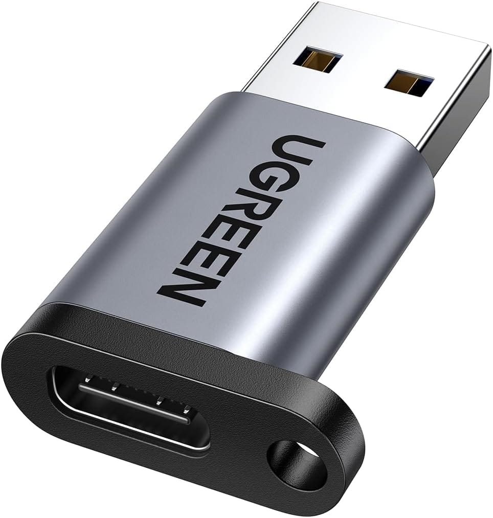 UGREEN US276 50533 USB A to USB C Adapter 10Gbps Gray