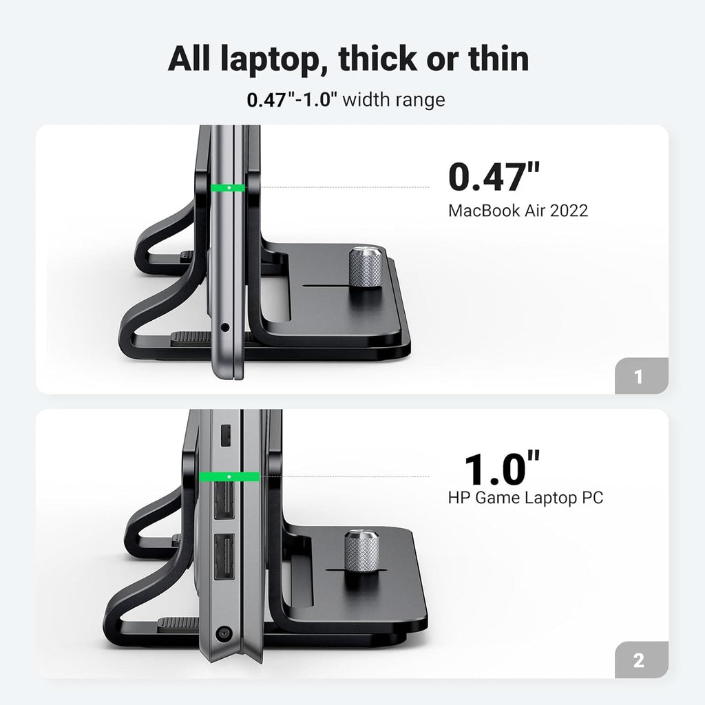 UGREEN 5007 Adjustable Width Vertical Laptop Stand