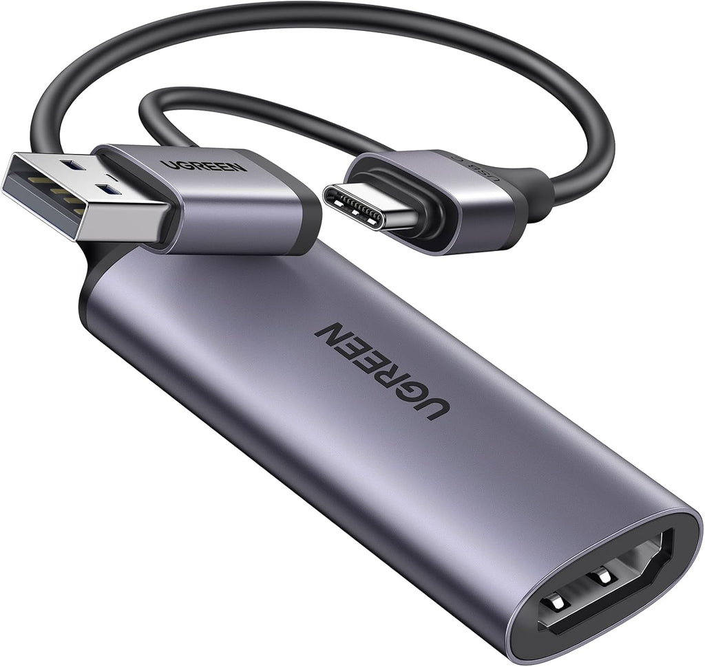 UGREEN CM716 25854 Full HD 1080P 60FPS Capture Card HDMI to USB A/Type C 4K Video Capture Card for Streaming