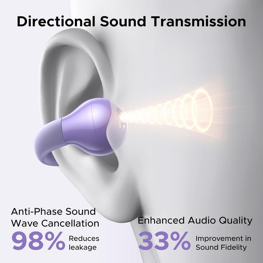 UGREEN HiTune S3 Open-Ear True Wireless Bluetooth Earbuds Purple WS209 55430