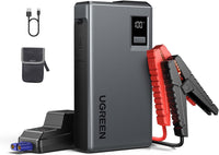 UGREEN Car Jump Starter Power Pack 1000A Car Battery Booster for Gasoline and Diesel Engines 12000mAh Portable Power Bank and Jump Leads with Digital Screen and LED Light for Emergency ES702 35977