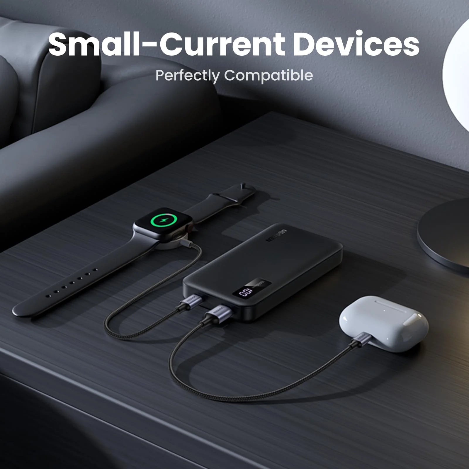 UGREEN PB311 25742 10000mAh 20W Two-Way Fast Charging Power Bank Black