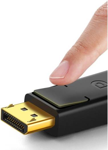 UGREEN DP102 10245 DisplayPort to DisplayPort Cable 4K 60Hz Gold-Plated 4.9 ft Black