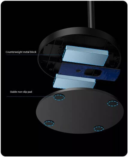 UGREEN CM379 10934 Desktop Omni-Directional Noise-Canceling USB Microphone Black