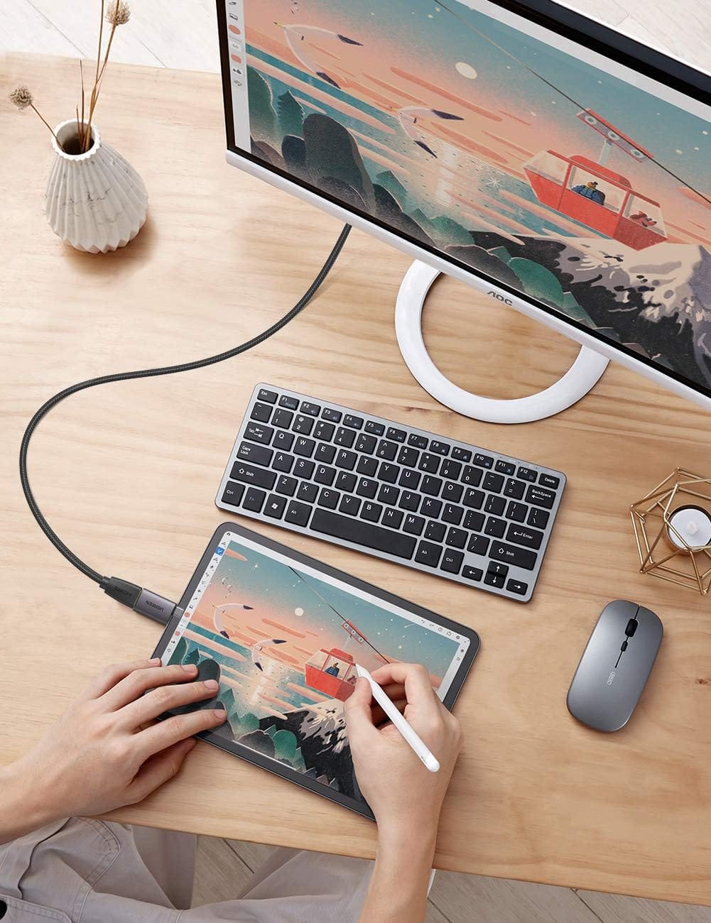 UGREEN 70450 USB-C to HDMI Adapter 4K 60Hz Space Gray