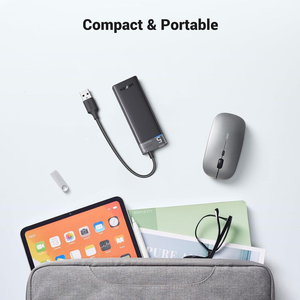 UGREEN CM219 15548 4-Port USB 3.0 Hub with USB-C Power Supply