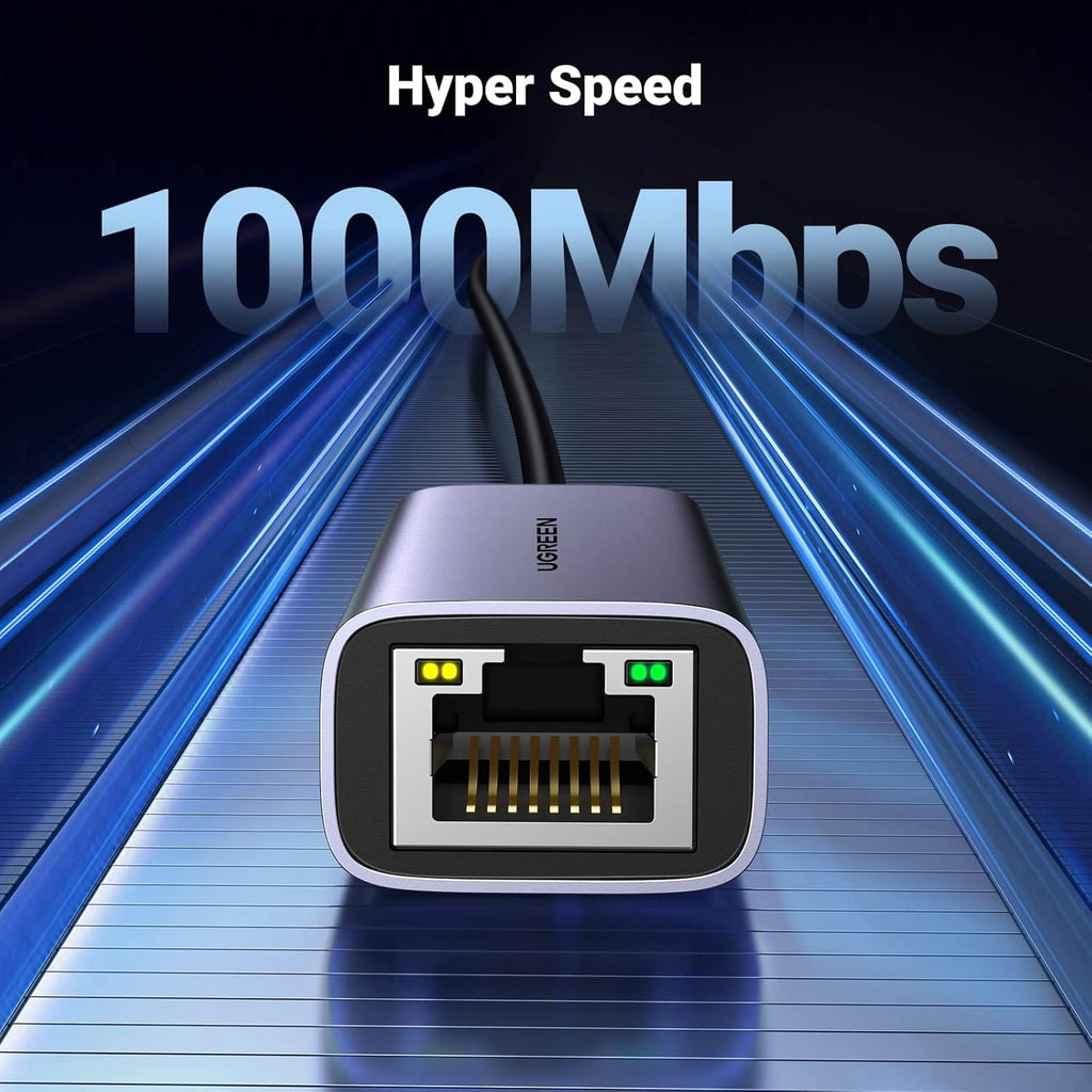 UGREEN CM199 USB-C 3.1 GEN1 to Gigabit Ethernet Adapter 50737