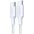 UGREEN L502 USB-C to USB-C 100W PD Braided Fast Charging Cable 3.3 ft White