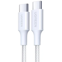 UGREEN L502 USB-C to USB-C 100W PD Braided Fast Charging Cable 3.3 ft White