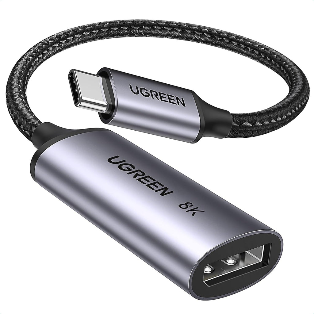 UGREEN CM654 15575 USB-C to DisplayPort 1.4 Adapter 8K 60Hz Braided