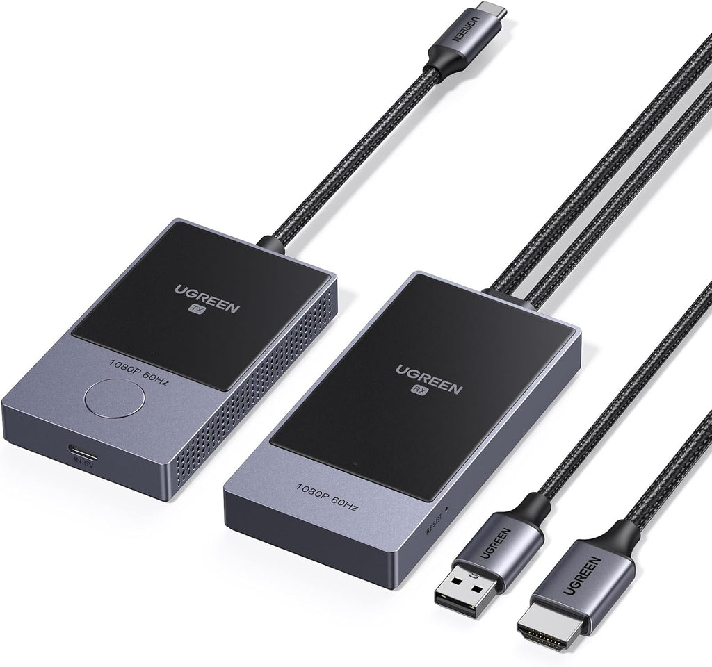 UGREEN CM737 35031A Wireless HDMI Transmitter and Receiver 1080p 60Hz 98 ft