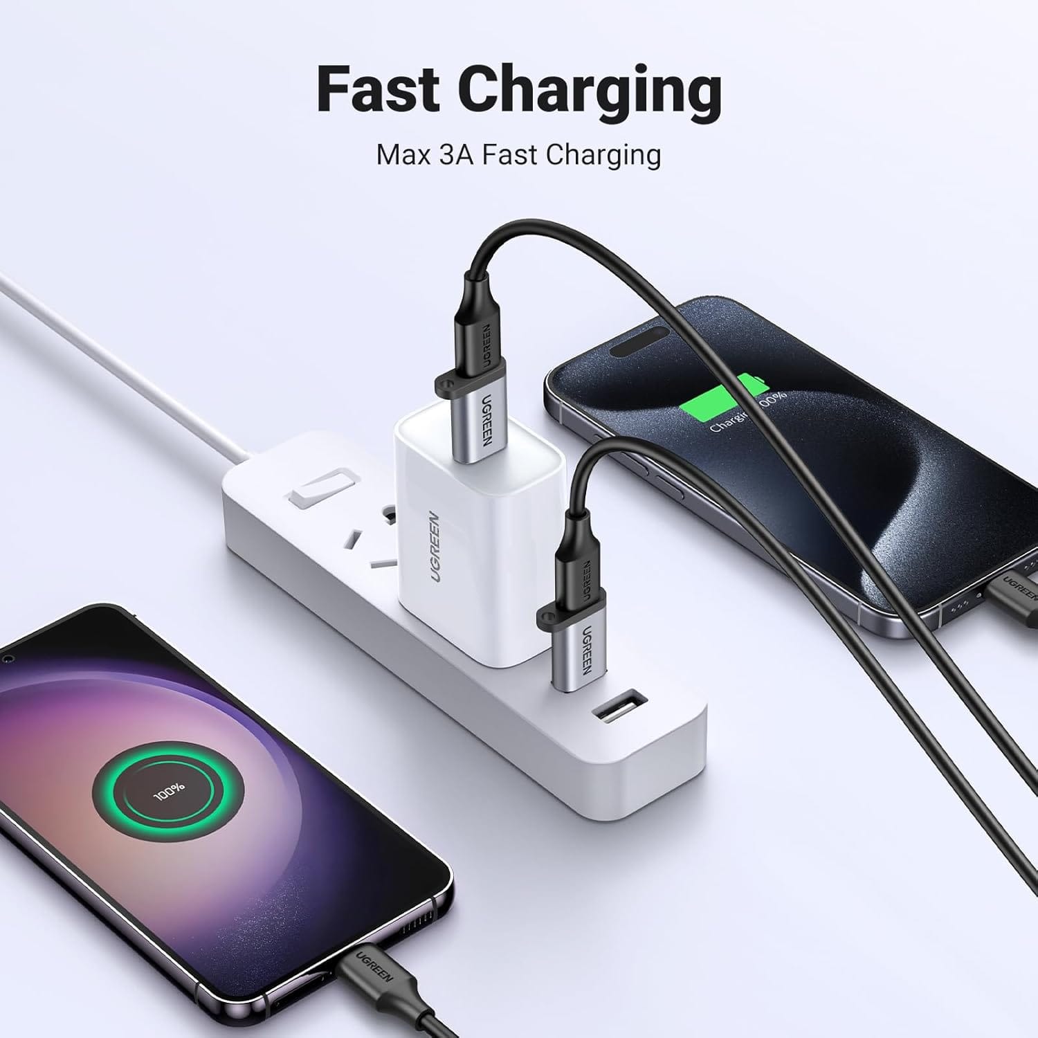 UGREEN US276 50533 USB A to USB C Adapter 10Gbps Gray