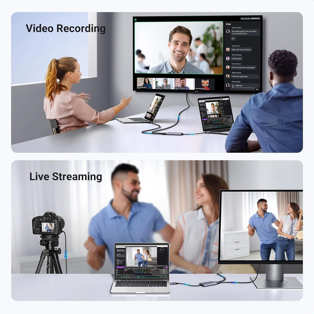 UGREEN 5518 4K HDMI Capture Card USB 3.0 Loop Out for Streaming