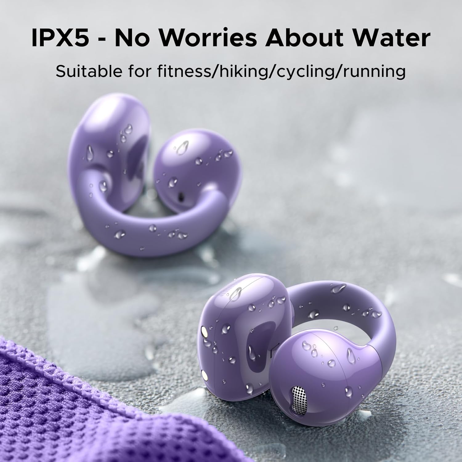 UGREEN HiTune S3 Open-Ear True Wireless Bluetooth Earbuds Purple WS209 55430